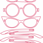 3 diseños de anteojos - Vector SVG DXF para CNC Router y Laser CO2 - Descargable gratis | Stanser
