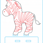 Cebra - Vector descarganle para corte CNC y grabado laser gratis | Stanser