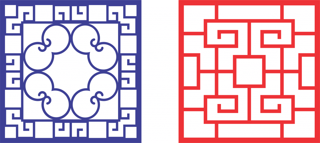 Cuadros con patrones decorativos 2 — vector para corte CNC