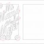 Portarretrato "Mi Mamá es la mejor" - Vector SVG DXF para Laser CO2 - Descargable gratis | Stanser