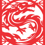 Cuadro de dragón - Vector descarganle para corte CNC y grabado laser gratis | Stanser