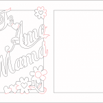 Portarretrato "Te amo mamá" - Vector SVG DXF para Laser CO2 - Descargable gratis | Stanser