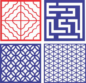 Cuadros con patrones decorativos 3