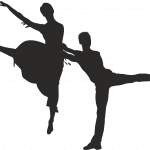 Bailarines danzando 2 - Vector SVG DXF para CNC Router y Laser CO2 - Descargable gratis | Stanser