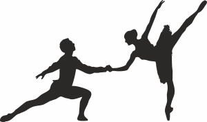 Par de bailarines