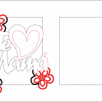 Portarretrato de amor a mamá - Vector SVG DXF para Laser CO2 - Descargable gratis | Stanser