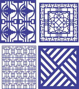 Cuadros con patrones decorativos 5