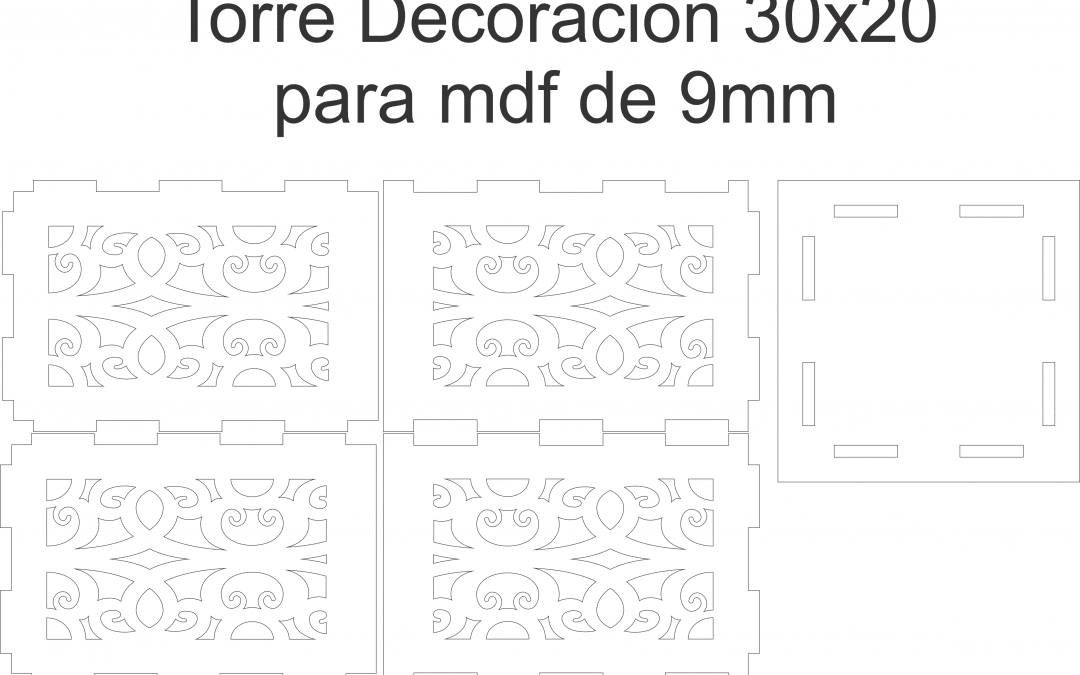 Torre para decoración