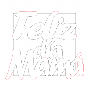 Cuadro «Feliz día mamá»