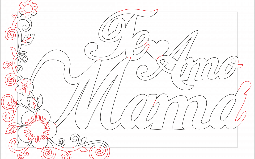 Cuadro «Te amo Mamá»