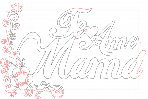 Cuadro «Te amo Mamá»
