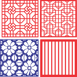 Cuadros con patrones decorativos 8
