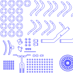 Diseño 3 de bicicleta - Vector descarganle para corte CNC y grabado laser gratis | Stanser