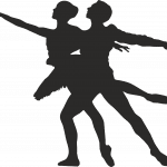 Bailarines abrazados - Vector SVG DXF para CNC Router y Laser CO2 - Descargable gratis | Stanser