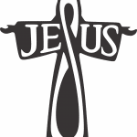 Cruz en forma de Jesús - Vector SVG DXF para CNC Router y Laser CO2 - Descargable gratis | Stanser
