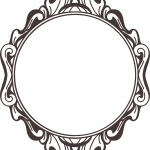 Marco circular 4 - Vector descarganle para corte CNC y grabado laser gratis | Stanser