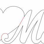 Letrero para Mamá - Vector SVG DXF para Laser CO2 - Descargable gratis | Stanser