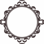 Marco circular 5 - Vector descarganle para corte CNC y grabado laser gratis | Stanser