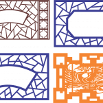 Patrones orientales decorativos - Vector SVG DXF para CNC Router y Laser CO2 - Descargable gratis | Stanser