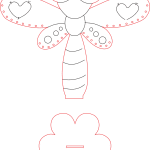 Libélula - Vector descarganle para corte CNC y grabado laser gratis | Stanser