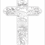 Cruz "Adán y Eva" - Vector SVG DXF para CNC Router y Laser CO2 - Descargable gratis | Stanser