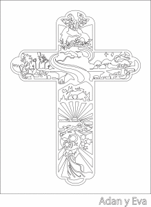 Cruz «Adán y Eva»