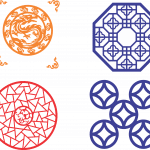 Patrones orientales decorativos 2 - Vector SVG DXF para CNC Router y Laser CO2 - Descargable gratis | Stanser