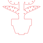 Flor en maceta - Vector descarganle para corte CNC y grabado laser gratis | Stanser