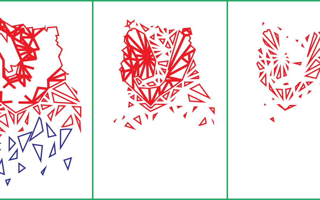 Arte geométrico «Oso»