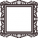 Marco cuadrado 2 - Vector descarganle para corte CNC y grabado laser gratis | Stanser