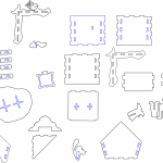 Casa con búho - Vector descarganle para corte CNC y grabado laser gratis | Stanser