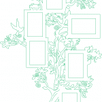 Portarretratos múltiple con forma de árbol - Vector descarganle para corte CNC y grabado laser gratis | Stanser