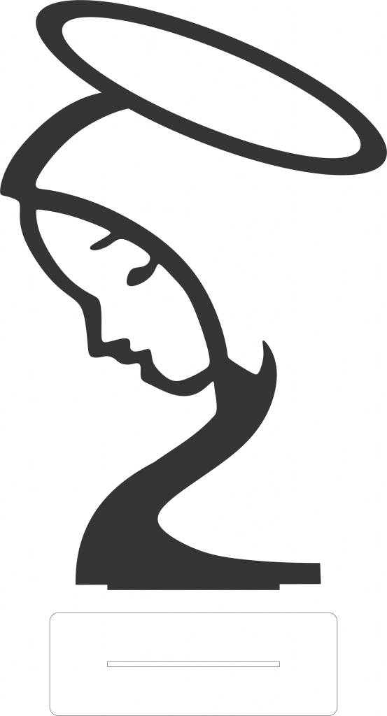 Virgen de perfil — vector para corte CNC