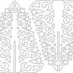 Árbol navideño con estrellas - Vector descarganle para corte CNC y grabado laser gratis | Stanser