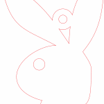 Conejo con moño - Vector descarganle para corte CNC y grabado laser gratis | Stanser