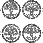 Diseños de árboles con raíces 10 - Vector descarganle para corte CNC y grabado laser gratis | Stanser