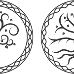 Diseños de árboles con raíces 12 - Vector descarganle para corte CNC y grabado laser gratis | Stanser