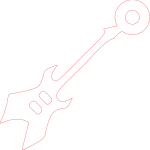 Colgante de guitarra - Vector SVG DXF para CNC Router y Laser CO2 - Descargable gratis | Stanser