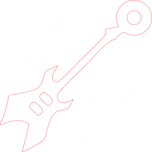 Colgante de guitarra