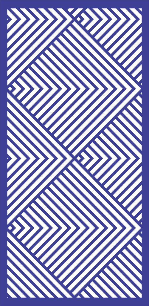 Patrón decorativo 3 — vector para corte CNC