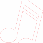 Colgante de nota musical - Vector SVG DXF para CNC Router y Laser CO2 - Descargable gratis | Stanser