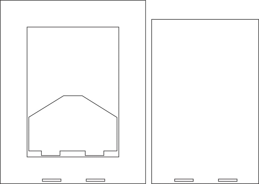 Portarretrato básico — vector para corte CNC
