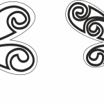 Par de mariposas - Vector descarganle para corte CNC y grabado laser gratis | Stanser