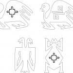 Símbolos mayas - Vector SVG DXF para CNC Router y Laser CO2 - Descargable gratis | Stanser