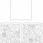 Caja de panel con grecas - Vector SVG DXF para CNC Router y Laser CO2 - Descargable gratis | Stanser