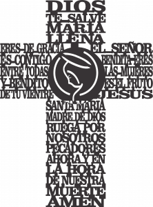 Cruz «Dios te salve María»