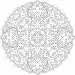 Círculo calado con flores - Vector descarganle para corte CNC y grabado laser gratis | Stanser