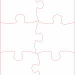 Rompecabezas de 6 piezas - Vector descarganle para corte CNC y grabado laser gratis | Stanser
