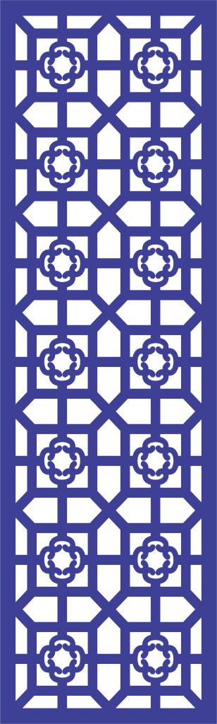 Patrón decorativo 7 — vector para corte CNC
