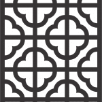 Patrón decorativo 8 - Vector SVG DXF para CNC Router y Laser CO2 - Descargable gratis | Stanser